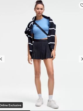 lululemon athletica High Rise Pleated Mini Skirt